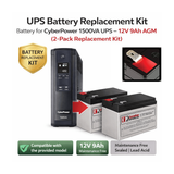 Cyberpower 1500VA battery replacement, 2 X 12v, 9ah - 108wh UPS Batteries CB Range