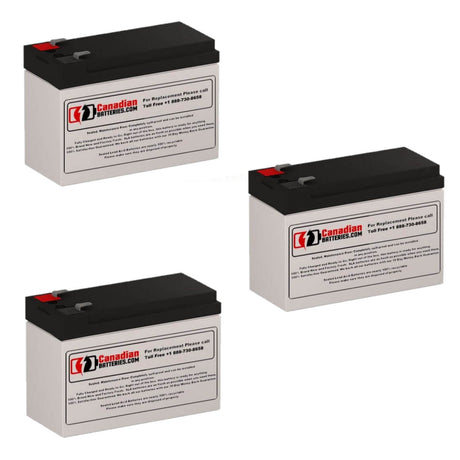 Batteries For Cyberpower Ol1000rtxl2u UPS, 3 X 12v, 9ah UPS Batteries CB Range