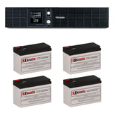 Batteries For Cyberpower Or2200lcdrtxl2u UPS, 4 X 12v, 9ah - 2100 VA / 1650 W UPS Batteries CB Range