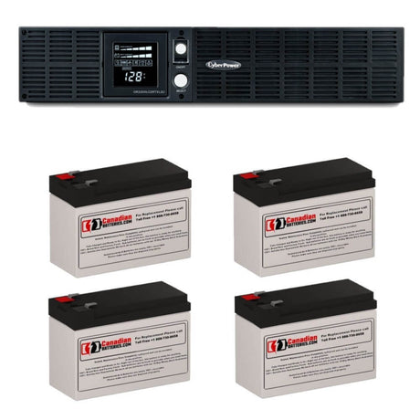Batteries For Cyberpower Or2200lcdrtxl2u UPS, 4 X 12v, 9ah - 2100 VA / 1650 W UPS Batteries CB Range