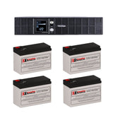 Batteries For Cyberpower Or2200pfcrt2u UPS, 4 X 12v, 9ah - 2000 VA / 1540 W UPS Batteries CB Range