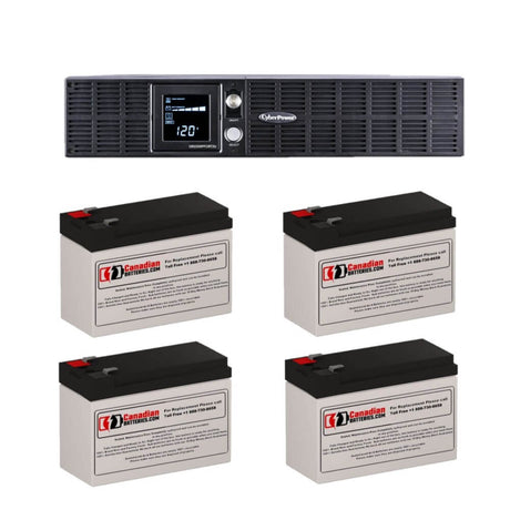 Batteries For Cyberpower Or2200pfcrt2u UPS, 4 X 12v, 9ah - 2000 VA / 1540 W UPS Batteries CB Range
