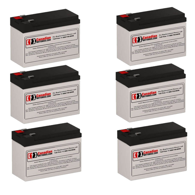Batteries For Chloride Systems AG3K0XAU UPS, 6 X 12v, 9ah UPS Batteries CB Range