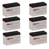 Dell 1920W JNK3P UPS Battery Replacement Kit 12V 9Ah AGM 6 Pack UPS Batteries CB Range