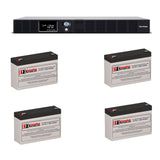 Batteries For Cyberpower Or1000lcdrm1u UPS, 4 X 6v, 7ah - 42wh UPS Batteries CB Range