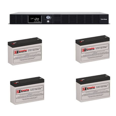 Batteries For Cyberpower Or1000lcdrm1u UPS, 4 X 6v, 7ah - 42wh UPS Batteries CB Range