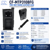 Hard Leather Carry Case, Fits Motorola Mtp3000, Mtp3100 Two-Way Radio Case Cameron Sino Technology Limited