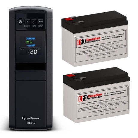 UPS Battery for CyberPower CP1350PFCLCD 1350VA – 12V, 9Ah (2-Pack) UPS Batteries CB Range
