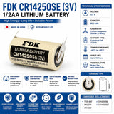 Battery Model Sanyo / Fdk Cr14250se, 1755-bat, Cr1/2aa, Cr14250, Cr14250set 3v, 850 Mah - 2.55wh Other Sanyo / FDK