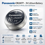 Panasonic Cr2477 3 Volt Lithium Battery Replacement Coin Cell Batteries Panasonic