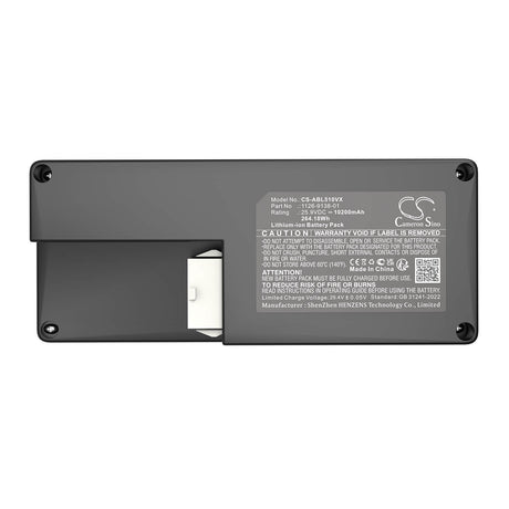 25.9V, Li-ion, 10200mAh, Lawn Mowers battery fits Ambrogio, 101-806, 4.0 Basic 4WD Premium, 4.0 Elite 4WD Premium, 264.18Wh Lawn Mowers Cameron Sino Technology Limited