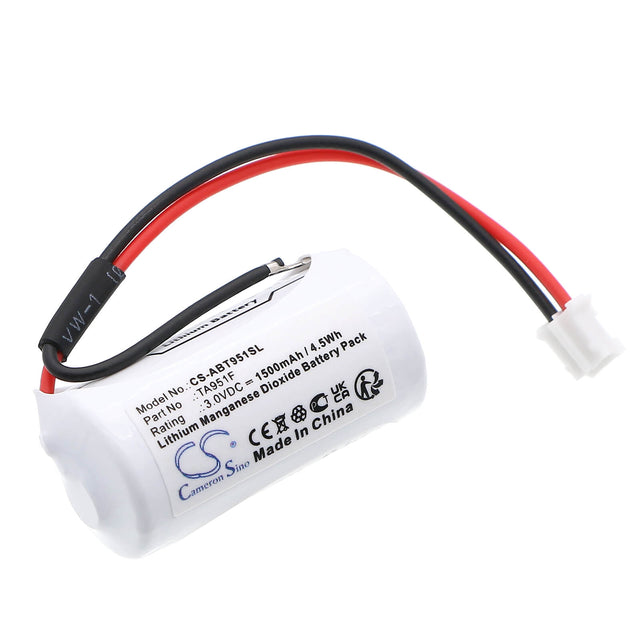 3.0V, Li-MnO2, 1500mAh, PLC battery fits Abb, 3bdh001030r0001, Ta951f, 4.5Wh PLC Cameron Sino Technology Limited