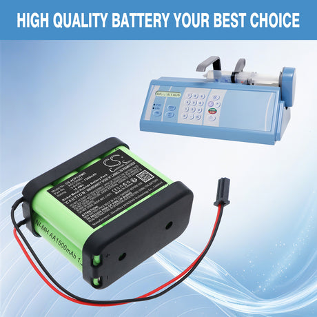 9.6V, Ni-MH, 1500mAh, Medical battery fits Ascor, ASCOR001, AP12, AP22, 14.4Wh Medical Cameron Sino Technology Limited