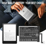 3.83V, Li-Polymer, 1650mAh, E-book, E-reader battery fits Amazon, 26S1027, Kindle Paperwhite 11th, Kindle Paperwhite 2021, 6.32Wh E-book, E-reader Cameron Sino Technology Limited