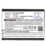 3.7V, Li-ion, 900mAh, Camera battery fits AgfaPhoto, ABL5B, DC8200, DC9200, 3.33Wh Camera Cameron Sino Technology Limited