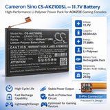11.7V, Li-Polymer, 6650mAh, Game Console battery fits AOKZOE, LR4867102-3S, A1L, A1 Pro, 77.8Wh Game Console Cameron Sino Technology Limited