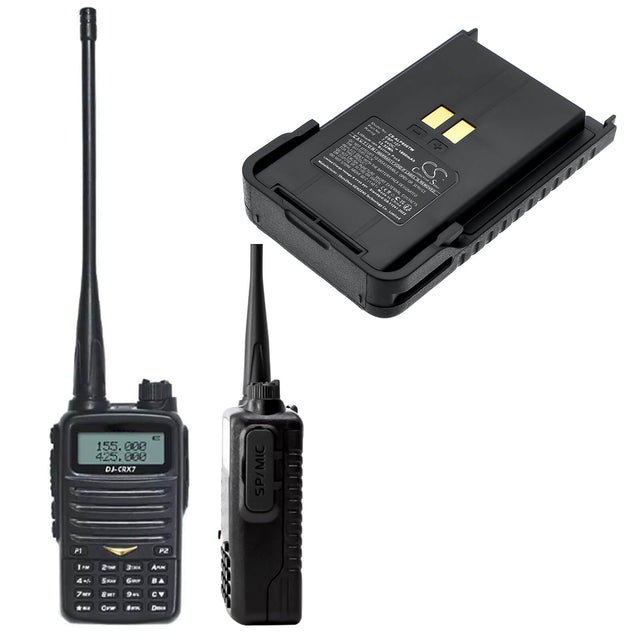 7.4V, Li-ion, 1800mAh, Two-Way Radio battery fits Alinco, Dj-crx6, Dj-crx7, 13.32Wh Two-Way Radio Cameron Sino Technology Limited