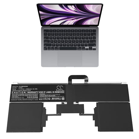 11.45V, Li-Polymer, 4550mAh, Notebook, Laptop battery fits Apple, 661-26150, A2681 (emc 4074), M2 2022 A2681, 52.1Wh Notebook, Laptop Cameron Sino Technology Limited