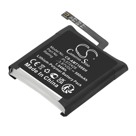 3.87V, Li-Polymer, 500mAh, Smartwatch battery fits Amazfit, PL572428, A2169, A2170, 1.94Wh Smartwatch Cameron Sino Technology Limited