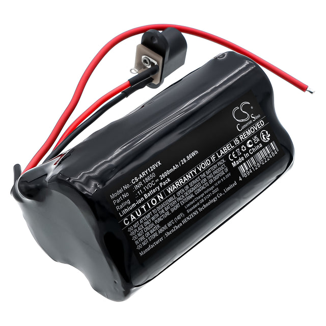 11.1V, Li-ion, 2600mAh, Vacuum battery fits ARORY, INR 18650, 120W Vacuum Cleaner, 28.86Wh Vacuum Cameron Sino Technology Limited