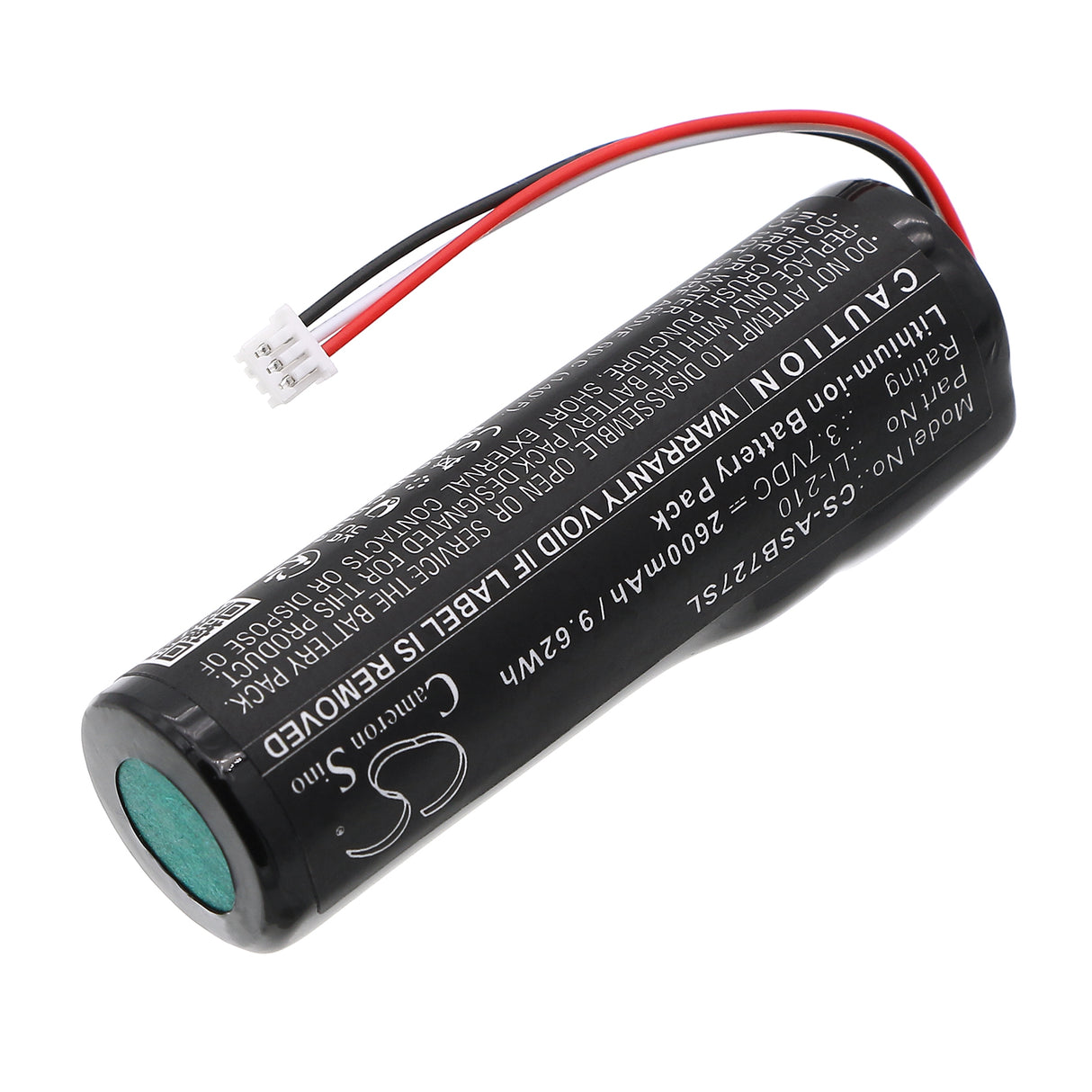 3.7V, Li-ion, 2600mAh, Speaker battery fits Audio-technica, Li-210, At-sb727, Auatsb727, 9.62Wh Speaker Cameron Sino Technology Limited