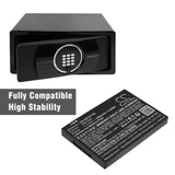 3.7V, Li-ion, 1600mAh, Alarm System battery fits Assa Abloy, 4821593, Vingcard Elsafe, Vot1511l2r01, 5.92Wh Alarm System Cameron Sino Technology Limited