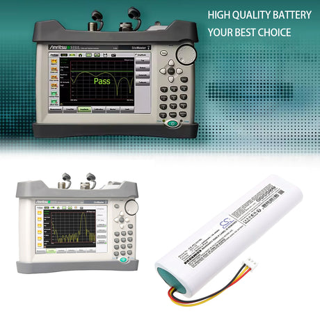 7.4V, Li-ion, 5200mAh, Equipment, Survey, Test battery fits Anritsu, 633-76, S331L, 38.48Wh Equipment, Survey, Test Cameron Sino Technology Limited