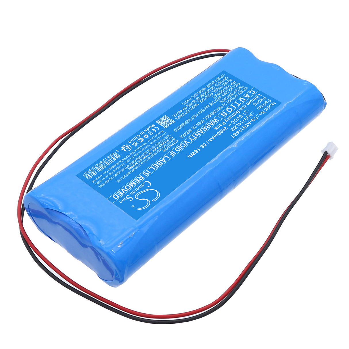 21.6V, Li-ion, 2600mAh, Alarm System battery fits Autoslide, AS0114LBB, MultiDrive, Multidrive sliding, 56.16Wh Alarm System Cameron Sino Technology Limited