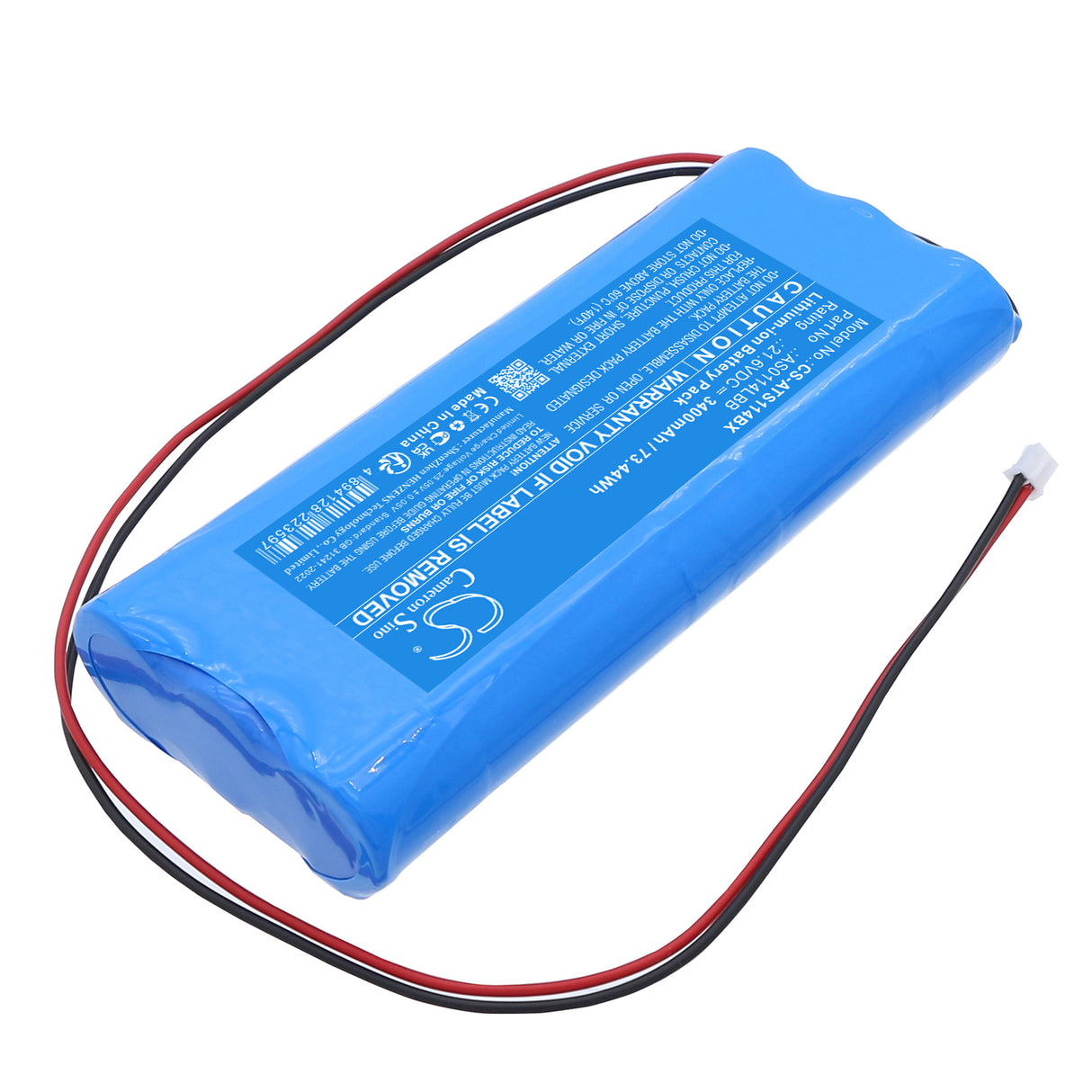 21.6V, Li-ion, 3400mAh, Automatic Doors battery fits Autoslide, AS0114LBB, MultiDrive, Multidrive sliding, 73.44Wh Automatic Doors Cameron Sino Technology Limited