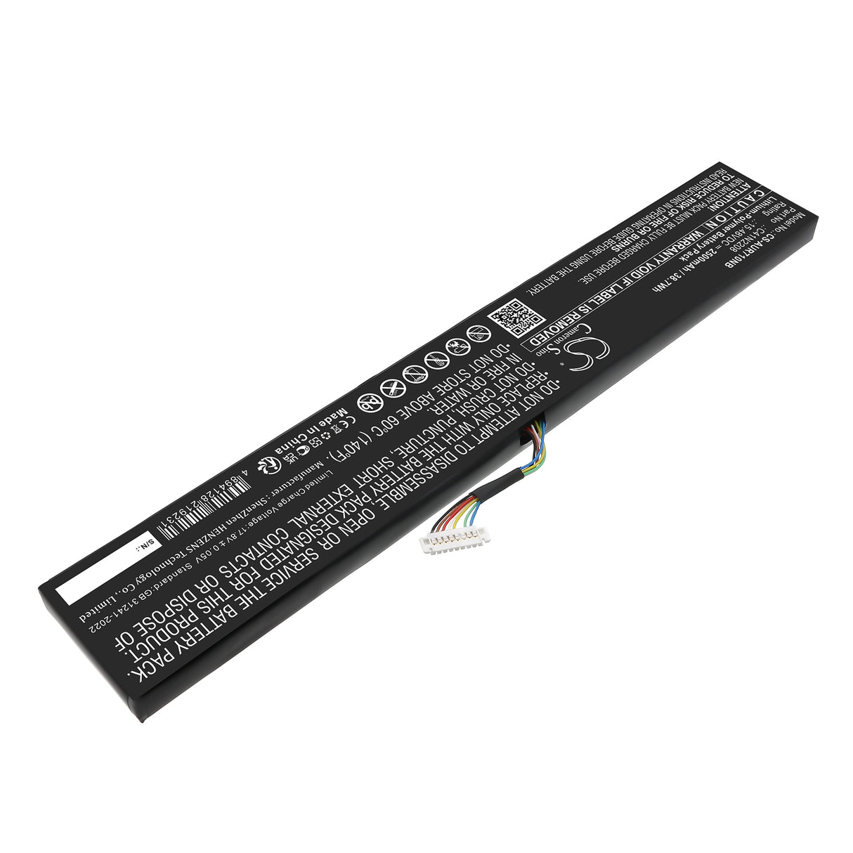 15.48V, Li-Polymer, 2500mAh, Notebook, Laptop battery fits Asus, C41N2208, ROG Ally (2023) RC71L NR2301L, 38.7Wh Notebook, Laptop Cameron Sino Technology Limited