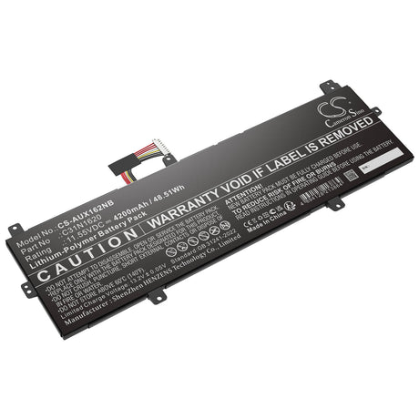 11.55V, Li-Polymer, 4200mAh, Notebook, Laptop battery fits Asus, 0b200-02370000, Bx430, Bx430ua, 48.51Wh Notebook, Laptop Cameron Sino Technology Limited