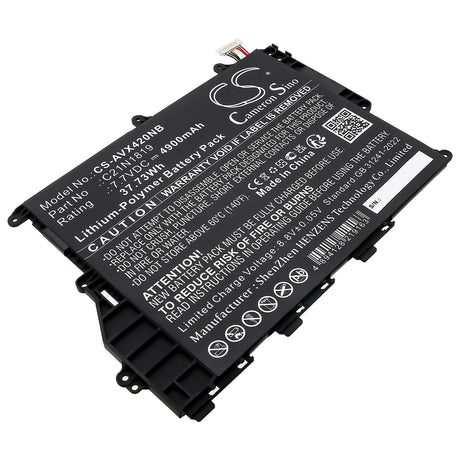 7.7V, Li-Polymer, 4900mAh, Notebook, Laptop battery fits Asus, 0B200-03200000, A420UA, A420UA-EK115T, 37.73Wh Notebook, Laptop Cameron Sino Technology Limited