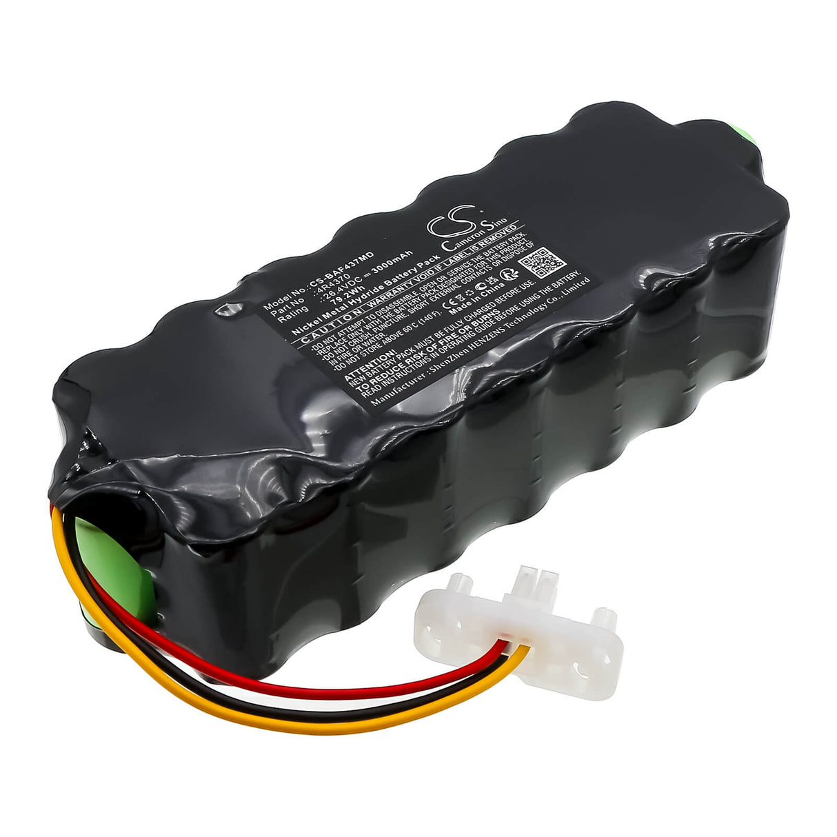 26.4V, Ni-MH, 3000mAh, Medical battery fits Baxter Healthcare, 4r4370, Fenwal Autoseal 4r4370, 79.2Wh Medical Cameron Sino Technology Limited (Medical)