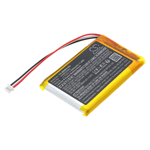 3.7V, Li-Polymer, 2000mAh, BabyPhone battery fits JSLBtech, AHB653860, Video Baby Monitor, 7.4Wh BabyPhone Cameron Sino Technology Limited