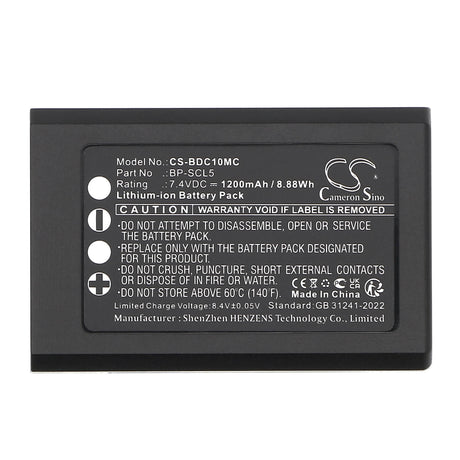 7.4V, Li-ion, 1200mAh, Camera battery fits Leica, 24003, M10, M10p, 8.88Wh Camera Cameron Sino Technology Limited (Camera)