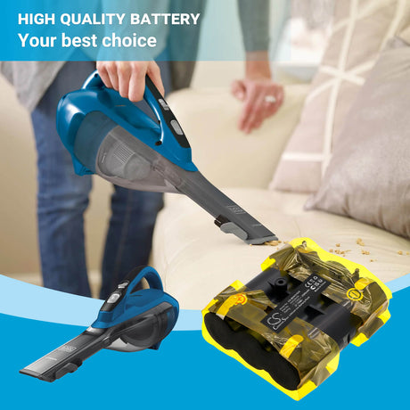 11.1V, Li-ion, 2500mAh, Vacuum battery fits Black & Decker, D000201, DVJ325J, HLVA315J22, 27.75Wh Vacuum Cameron Sino Technology Limited