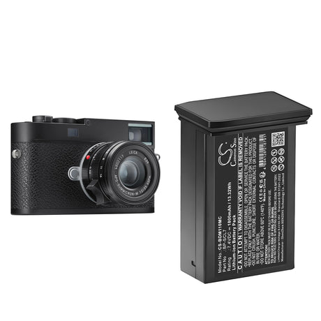 7.4V, Li-ion, 1800mAh, Camera battery fits Leica, Bp-scl7, M11, M11 Glossy, 13.32Wh Camera Cameron Sino Technology Limited