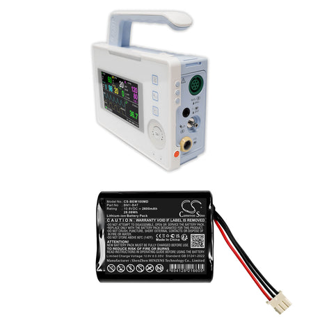 10.8V, Li-ion, 2600mAh, Medical battery fits Bionet, Bm1-bat, Bm1 Vet, 28.08Wh Medical Cameron Sino Technology Limited (Medical)