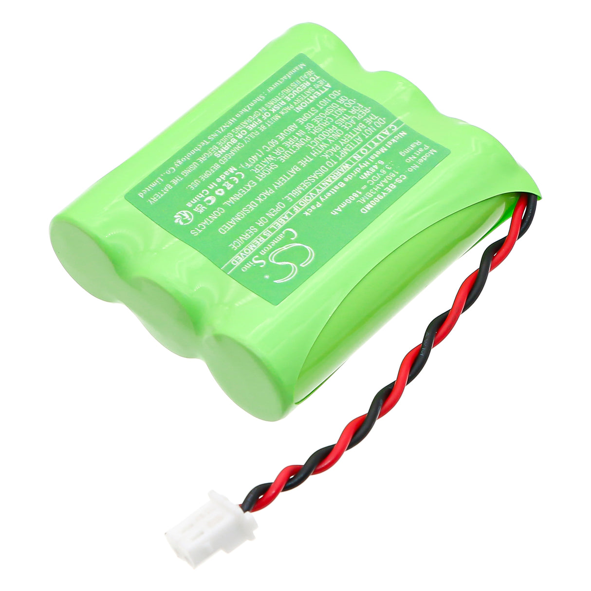 3.6V, Ni-MH, 1800mAh, Medical battery fits Bionet, 180aah3bml, Oxy9 Vet, 6.48Wh Medical Cameron Sino Technology Limited (Medical)