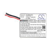 3.8V, Li-Polymer, 3200mAh, Wireless Headset battery fits BMW, GHN12306, motorrad N1, 12.16Wh Wireless Headset Cameron Sino Technology Limited
