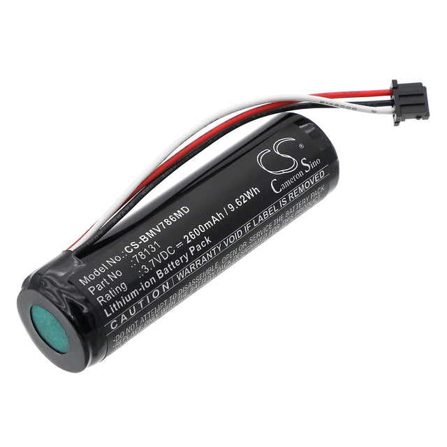 3.7V, Li-ion, 2600mAh, Medical battery fits BioControl, 78131, 78300BC, MVP ICON 78300 version only, 9.62Wh Medical Cameron Sino Technology Limited
