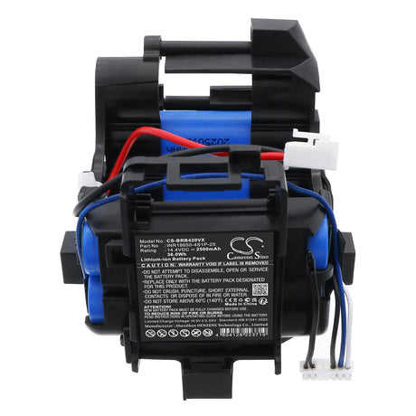14.4V, Li-ion, 2500mAh, Vacuum battery fits Black+Decker, INR18650-4S1P-25, HSVB42OJ, 36Wh Vacuum Cameron Sino Technology Limited