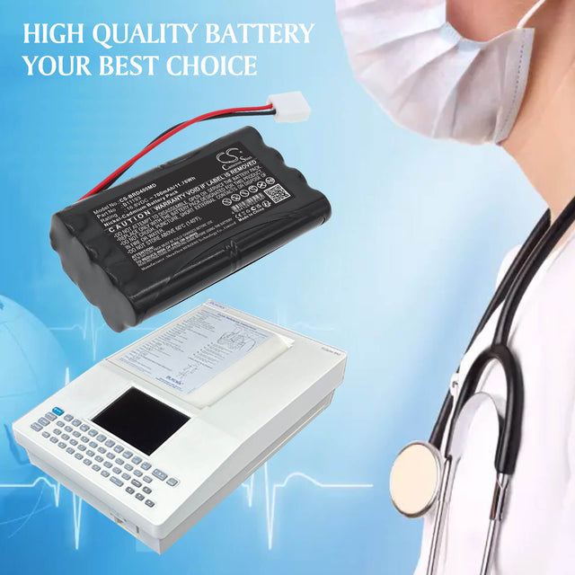 16.8V, Ni-CD, 700mAh, Medical battery fits Burdick, 5834, 4i EKG, 400, 11.76Wh Medical Cameron Sino Technology Limited