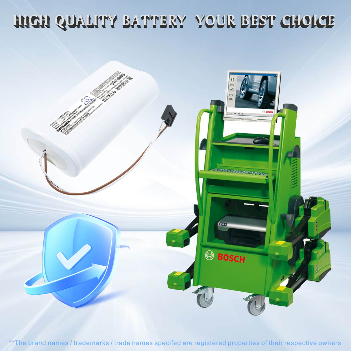 4.8V, Ni-CD, 4500mAh, Equipment, Survey, Test battery fits BOSCH, 4-VR4D 1643-1, 680 S, FACOM GTR68, 21.60Wh Equipment, Survey, Test Cameron Sino Technology Limited