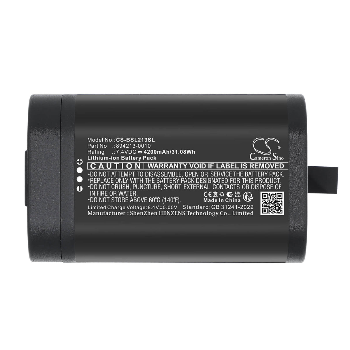 7.4V, Li-ion, 4200mAh, Speaker battery fits Bose, 85885, 31.08Wh Speaker Cameron Sino Technology Limited