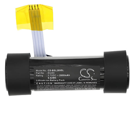 3.7V, Li-ion, 2600mAh, Speaker battery fits Bose, 83289, Soundlink Flex, 9.62Wh Speaker Cameron Sino Technology Limited
