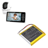 3,7V, Li-Polymer, 4000mAh, batterie BabyPhone compatible avec Babysense, Ut905560p, Bbm01, Bbm03, 14,8Wh BabyPhone Cameron Sino Technology Limited