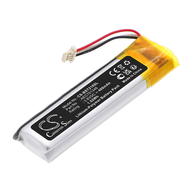 3.8V, Li-Polymer, 400mAh, Wireless Headset battery fits Beats, AEC701346, Studio Buds Charging Case, 1.52Wh Wireless Headset Cameron Sino Technology Limited