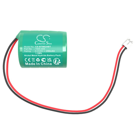 6.0V, Ni-MH, 250mAh, Alarm System battery fits Bell-tec, 1504-005, Mini Siren, 1.5Wh Alarm System Cameron Sino Technology Limited