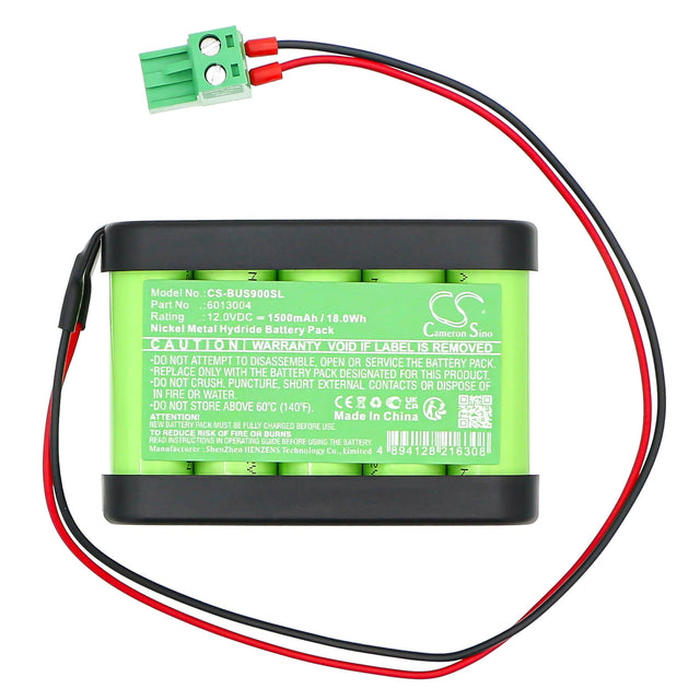 12.0V, Ni-MH, 1500mAh, Automatic Doors battery fits Besam, 6013004, Cud 9 Emd, 18.0Wh Automatic Doors Cameron Sino Technology Limited